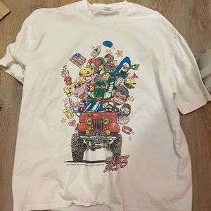 brandy melville oversized graphic tee